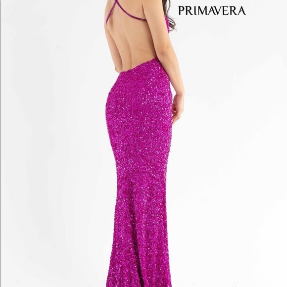 Primavera Couture Dresses & Skirts - PrimaVera Couture #3791 Sequin Pink/Magenta Prom Dress